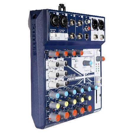 Soundcraft Notepad-8FX 8-Channel Podcast Mixer Podcasting Interface, USB Effects