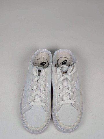 微瑕疵-左右腳鞋面泛黃 DB3970-100 W6.5 NIKE Court Legacy Mule in White 白 懶人鞋 女款