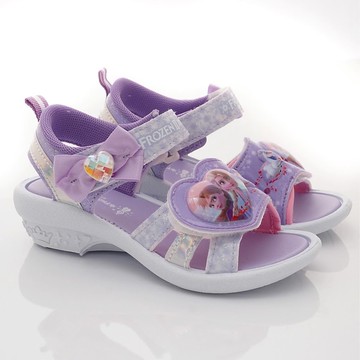 冰雪奇緣 - 台灣製電燈涼鞋(中小童段)-紫