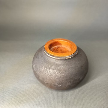 古樸禪意小茶罐茶倉日倉茶席上的道具花器香罐