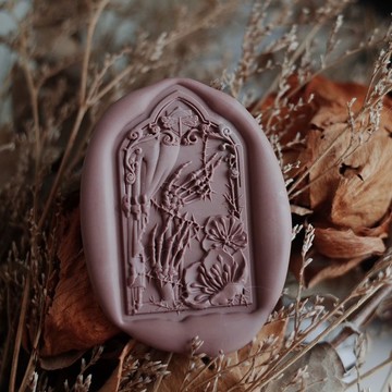 彼岸骷手火漆印章 / 哥德暗黑手帳印章 / DIY 封蠟手作素材