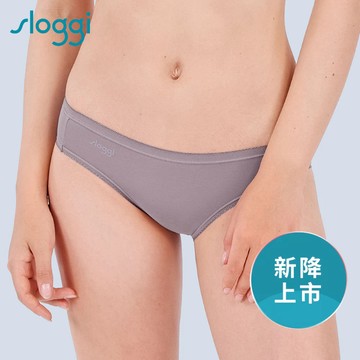 sloggi-COMFORT CARE經典舒適系列中腰小褲 咖啡｜76R473 FF