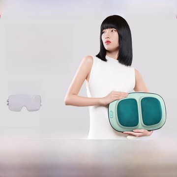 七西（7C）按摩儀腰部按摩器大黃蜂按摩靠墊背部按摩儀器熱敷多功
