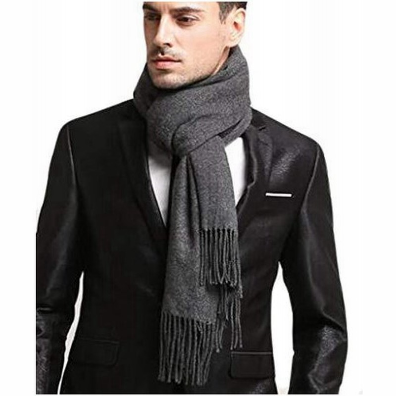 Piite マフラー メンズ ロングマフラー 無地 ビジネススカーフ ビジネス 防風 保温 ストール おしゃれ 大判スト 通販 Lineポイント最大0 5 Get Lineショッピング