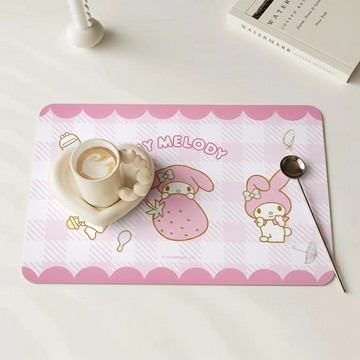 【三麗鷗】田園風吸水防燙多功能墊 美樂蒂