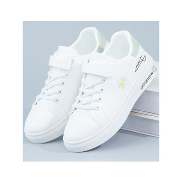 魔術貼小白鞋女2025春秋季新款韓版平底百搭學生休閑鞋小雛菊板鞋