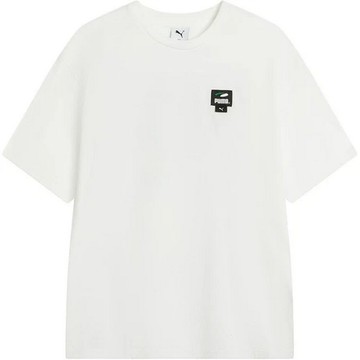 【PUMA】流行系列PUMAS Snake短袖T恤(N) 短袖上衣 男女 白色-63125402