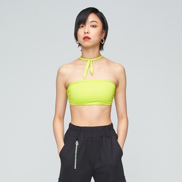 【VOUX】Ultracool-涼感交叉綁帶平口背心(女) - (檸青/膠片黑/電光紫 S-L)