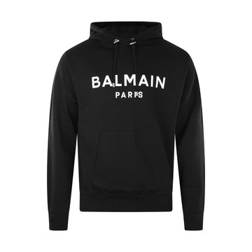 Balmain - Black Cotton Logo Sweatshirt