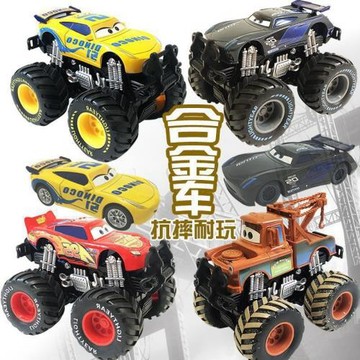 慣性動力越野大腳汽車賽車總動員合金玩具車麥昆黑風暴酷姐丹尼爾