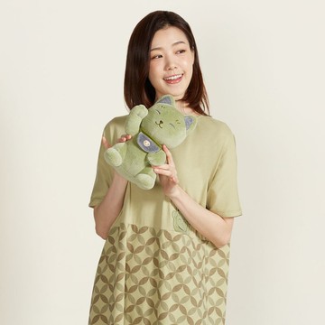 招財貓小玩偶-抹茶綠