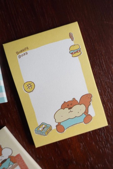 烤焦胖松鼠 vol.02// Memo Pad