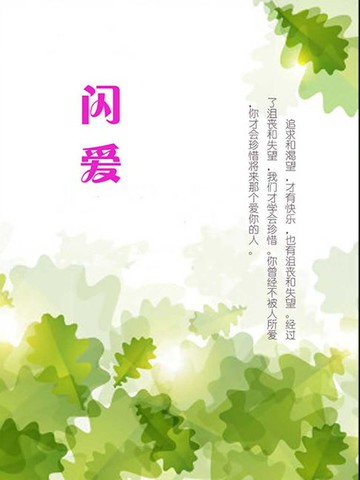 【電子書】闪爱