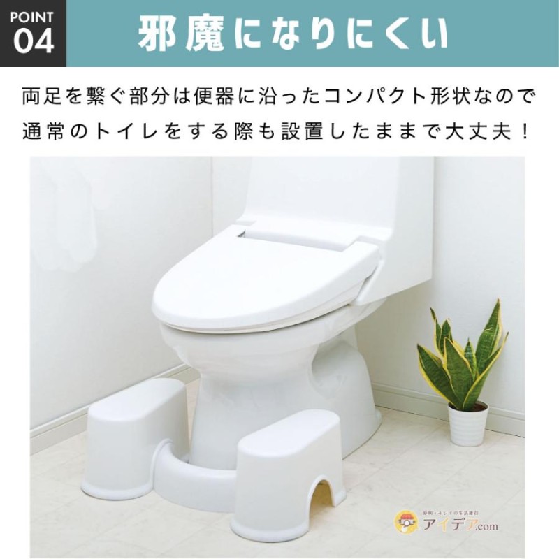 トイレ踏み台 子供 大人 トイレトレーニング 和式 洋式 補助ステップ スッキリサポートトイレの踏み台 コジット | LINEブランドカタログ