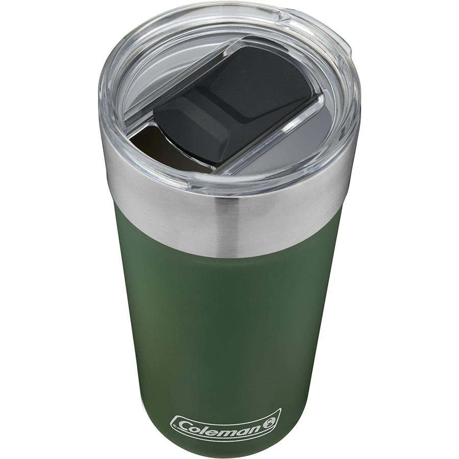 Coleman Insulated Stainless Steel 20oz Brew Tumbler, Heritage Green