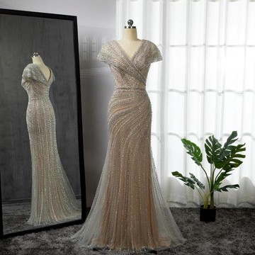 【女婚紗禮服】顯瘦遮手臂婚宴禮服輕奢名媛藝考主持人LA71686