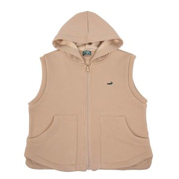 Crocodile Junior小鱷魚童裝- 連帽內刷毛背心 ( C68950-15 大碼)