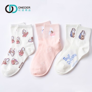 (多款)迪士尼 牡蠣寶寶長襪【旺達棉品】LU-A303