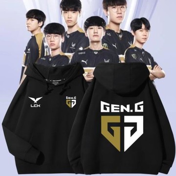 S12全球總決賽GENG2022隊服外套小花生周邊戰隊加絨加厚連帽衛衣