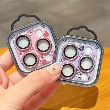高品質卡通小貓手機相機鏡頭保護膜適用於 IPhone 17 16 Pro Max 15 14 13 Pro Max Pl