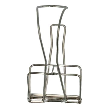 VELOS 掛勾 耐重2公斤 寬鉤長尾夾  1個  可夾式 銀色