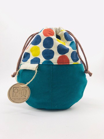 水滴款束口袋(藍)