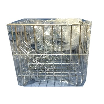 MUJI 無印良品 不鏽鋼收納籃  銀色  1個  15cm