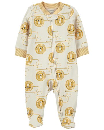 Baby Lion 2-Way Zip Cotton Blend Sleep & Play