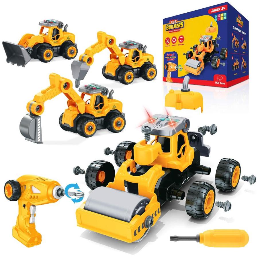 USA Toyz Lil Builders Take Apart Construction Toy for Kids ー 4ー