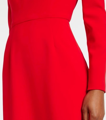 Carolina Herrera Draped off-shoulder crêpe gown