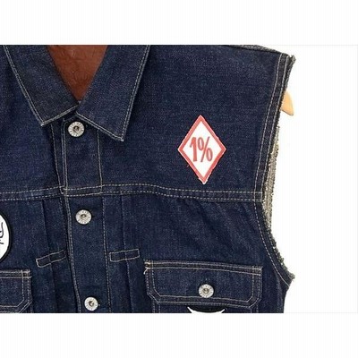 TENDERLOIN テンダーロイン T-2ND DENIM VEST ワッペン デニム