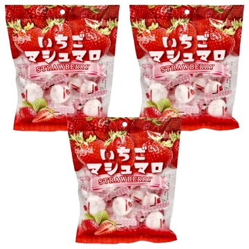 Chiao-E 巧益 草莓夾心棉花糖  75g  3袋