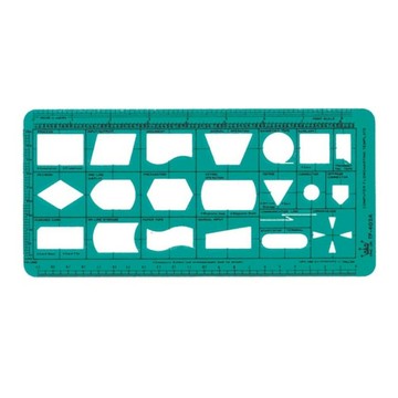 【 徠福 】電腦流程定規-111x233x0.8mm /片 TP-402A