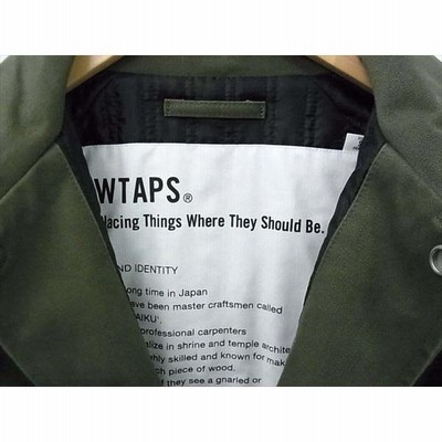 中古】16AW WTAPS ダブルタップス 162LTDT-JKM03 WINDBREAKER 01 JACKET COTTON CHINO  ウィンドブレーカー ジャケット カーキ(オリーブグリーン)系 S | LINEブランドカタログ