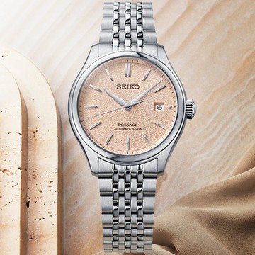 SEIKO精工 PRESAGE系列 日式職人工藝 機械腕錶 40.2mm (6R55-00H0P/SPB467J1)