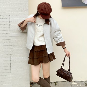 【HARPER】巴恩風撞色領水洗外套 | 現貨 外套 水洗 夾克 休閒外套【JTC44841J】