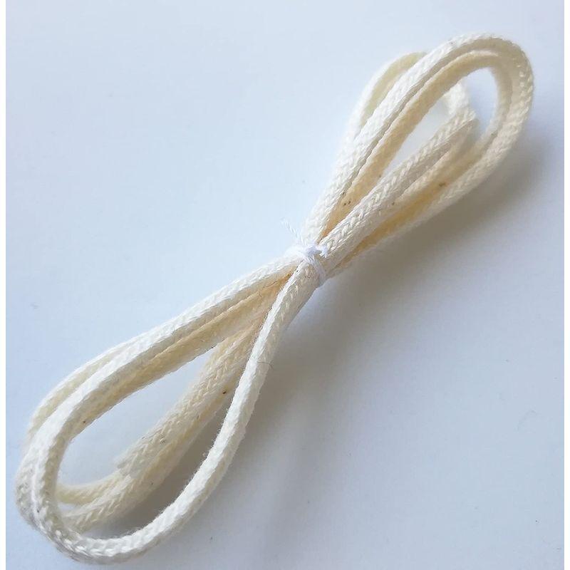 綿スピンドル紐 巾着紐やアクセサリー紐に最適 約2.5mm ナチュラル 3ｍ（1620-ss）