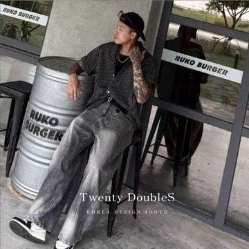 【20ss_select】做舊水洗廓形牛仔褲 長褲 男生長褲 牛仔褲 牛仔長褲 長褲男 情侶褲 女生長褲 落地褲 寬褲