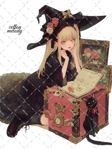 original sticker no.6235 人物貼紙 原創貼紙 女孩貼紙 原創人物貼紙