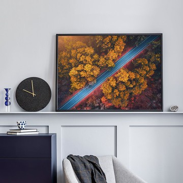 康莊大道-畫/臥室/金色山間/辦公室/書房/民宿/玄關/公路