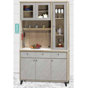 AS雅司-蘇海4尺碗盤櫃組-121*41*202cm