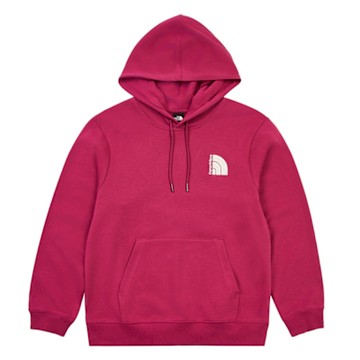 The North Face W RLX DS BRANDING EMB HOODIE GRAPHIC - A - 休閒印花長袖帽T -桃色- NF0A8DC46EO