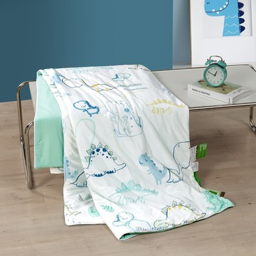 LoveCity 寢城之戀 夏日冰特調 氣泡冰絲涼感紗冰冰被  恐龍世界  200 x 150cm