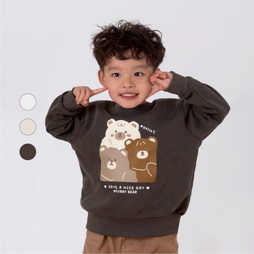 50% Fifty Percent｜熊熊立可拍大學TEE【童裝】｜02502111007