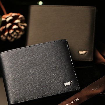 【免費升級送禮包裝】波索 12卡拉鍊長夾-藍色/BF386-602-NY