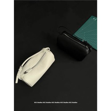 Row 女士2025夏新款輕奢小眾高級感女款手提斜挎單肩小包包筆筒包