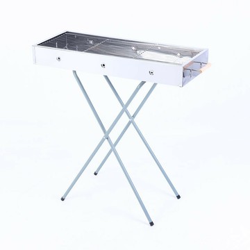 新品上市 戶外便攜不銹鋼燒烤爐迷你燒烤架折疊燒烤網架 幸福驛站