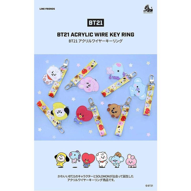 公式BT21 アクリルワイヤーリング Acrylic Wirering キーホルダー キーリング アクセサリー キャラクター BABY ベビ