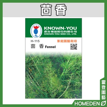 【隔日到貨】茴香 H-115 香草種子 農友牌 小包裝種子 約200粒/包【HOMEDEN霍登園藝】