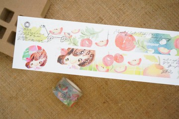 My Best Friends 日本和紙膠帶 蘋果款